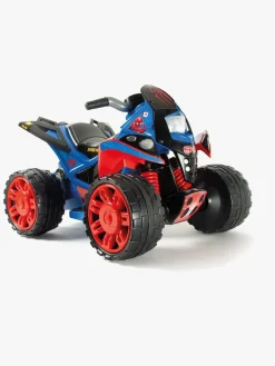 Injusa Elbiler & -Køretøjer-Elbil Quadbike Spiderman, Rød/Blå