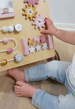 Babylegetøj|JaBaDaBaDo Bunny Aktivitetsvogn Lyserød/Beige