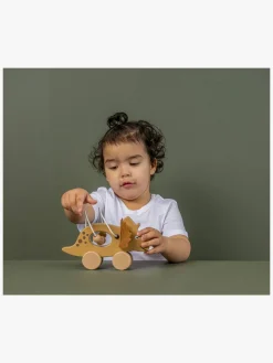 Trælegetøj|JaBaDaBaDo Dino Rulledyr med Kuglelabyrint