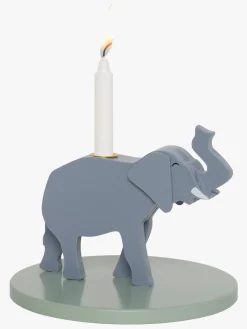 Børn JaBaDaBaDo Interiør-Lysestage Elefant, Multi