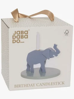 Børn JaBaDaBaDo Interiør-Lysestage Elefant, Multi