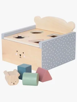 Trælegetøj|JaBaDaBaDo Puttekasse Teddy Flerfarvet