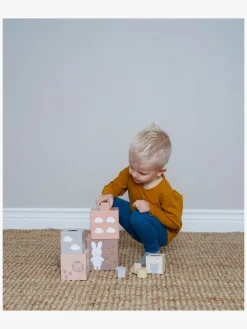 Babylegetøj|JaBaDaBaDo Stabelbar Terninger Natur