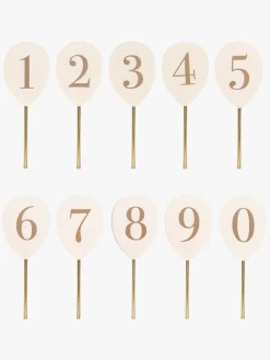 Interiør|JaBaDaBaDo Talballoner 0-9 til Lysestage, Multi