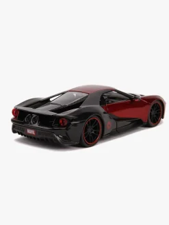 Legetøjsbiler & -Fartøjer|Legetøjsfigurer|JadaToys Jada Toys Spider-Man Bil med Figur Miles Morales 2017 Ford GT 1:2 Sort