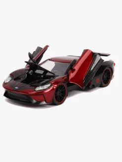 Legetøjsbiler & -Fartøjer|Legetøjsfigurer|JadaToys Jada Toys Spider-Man Bil med Figur Miles Morales 2017 Ford GT 1:2 Sort