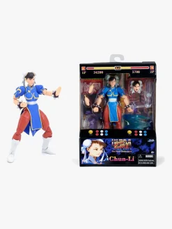Legetøjsfigurer|JadaToys Jada Toys Street Fighter II Chun-Li 6" Actionfigur Flerfarvet