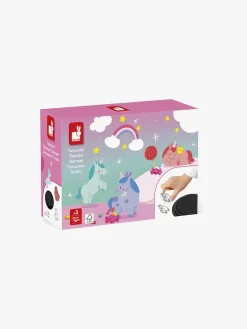 Kreativt Legetøj|Janod Enhjørning Stampinoo Stempelsæt