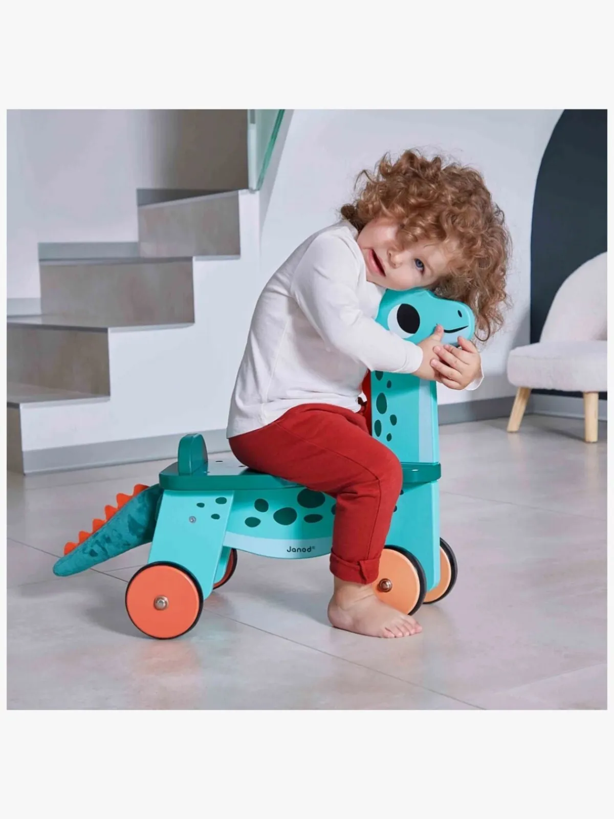 Janod Pedal- & Gåbiler-Gåbil Dinosaur Portosaurus