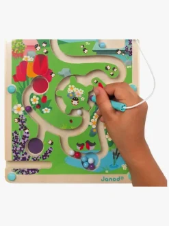 Interaktivt Legetøj|Janod Hive Magnet-labyrint