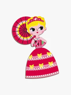 Bøger|Janod Magneti'Book Princesses Magnetsæt 55 Stk. Flerfarvet