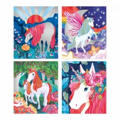 Kreativt Legetøj|Janod Perlemor Og 3D-maleri Enhjørning