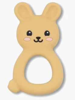 Jellystone Designs Babylegetøj- Kanin Bidering Silikone, Tan