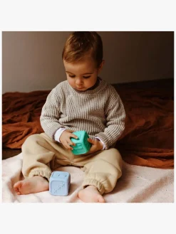 Jellystone Designs Babylegetøj-My First Dice Bidelegetøj, Honey Oatmeal