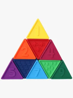 Babylegetøj|Jellystone Designs Tælleklods, Regnbuefarvet Flerfarvet