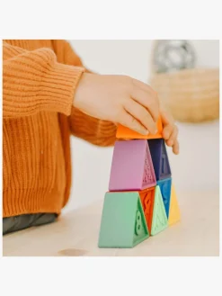 Babylegetøj|Jellystone Designs Tælleklods, Regnbuefarvet Flerfarvet