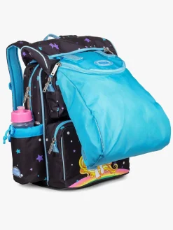 Tasker|Jeva Beginners Rygsæk 16L, Golden Unicorn Sort/Flerfarvet