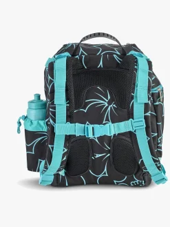Tasker|Jeva Hibiscus Rygsæk 18L, Black/Turquise
