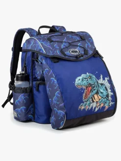 Tasker|Jeva Intermediate Rygsæk 21 L, Dinosaur Blå