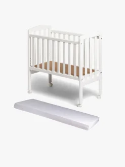 Børnesenge & Tilbehør|JLY ALICE Dream Tremmeseng inkl. NG Baby Madras 40x84, Hvid