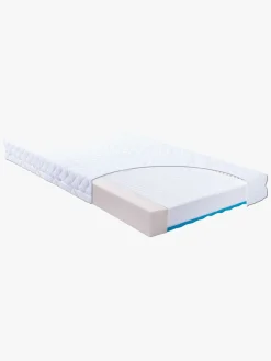 Børnesenge & Tilbehør|JLY ALMA Heaven Tremmeseng med Babymatex Madras Carpathia 60x120, Hvid