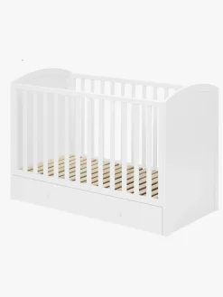 Madrasser|JLY ALVA Lux Tremmeseng m. Skuffer, Hvid & BabyMatex Madras