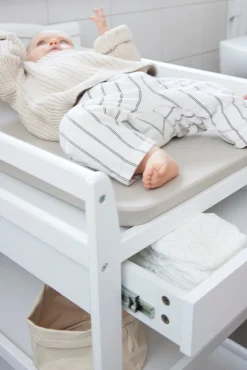 Pusleborde|JLY Dream Puslebord m. Opbevaring, Hvid