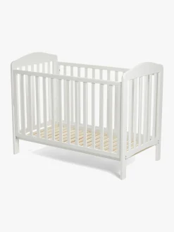 Børnesenge & Tilbehør|JLY ELLA Dream Drop Tremmeseng inkl. NG Baby Basic Madras 60x120, Hvid