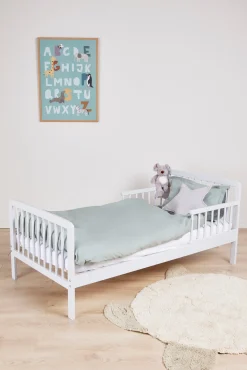 Børnesenge & Tilbehør|JLY HEAVEN Juniorseng MEYA 70x140, Lysegrå Grå