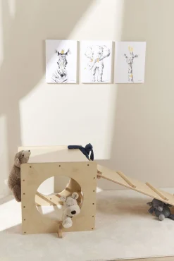 Børnemøbler|JLY Klatrefirkant i Træ