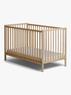 Børnesenge & Tilbehør|JLY SIGNE Classic Tremmeseng 60x120, Natur Hvid