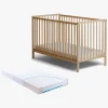 Børn JLY Børnesenge & Tilbehør-SIGNE Classic Tremmeseng med BabyMatex Carpathia Madras 60x120 cm, Træ