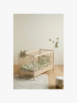 Børn JLY Børnesenge & Tilbehør-SIGNE Classic Tremmeseng med BabyMatex Carpathia Madras 60x120 cm, Træ