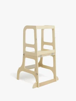 Børnemøbler|JLY SIRI Læringstårn, Natur Beige