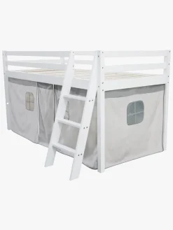 Børn JLY Børnesenge & Tilbehør-TILDA Juniorseng m Sengegardin 90x190, Hvid