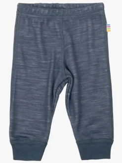 Børn Joha Underdele-Leggings Merinomix, Dark Denim