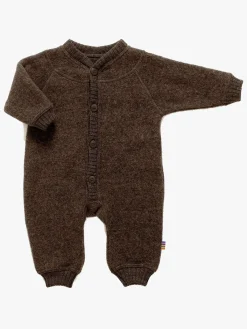 Børn Joha Uldtøj|Flyverdragter-Ulddragt Merino, Dark Brown