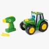 JohnDeere Legetøjsbiler & -Fartøjer-John Deere Byg Selv Johnny Traktor