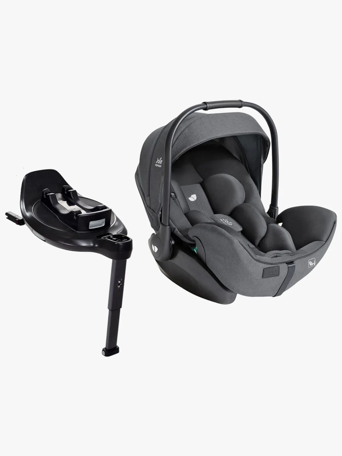 Autostole 0-13 Kg|Joie i-Level Pro Autostol Baby inkl. Base, Ebony