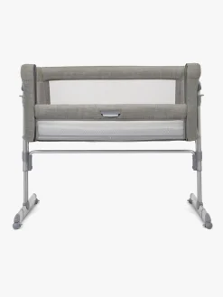 Børn Joie Børnesenge & Tilbehør-Roomie Glide Bedside Crib og Weekendseng, Foggy Gray