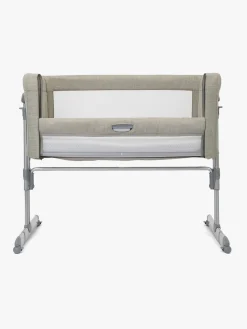 Børnesenge & Tilbehør|Joie Roomie Glide Bedside Crib og Weekendseng, Almond Grå