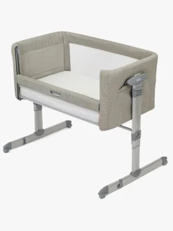 Børnesenge & Tilbehør|Joie Roomie Glide Bedside Crib og Weekendseng, Almond Grå