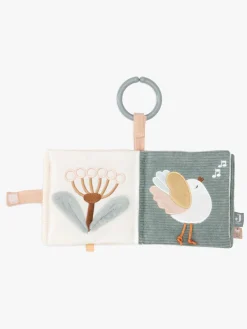 Babylegetøj|Jollein Ativitetsbog, Lovely Birds Beige