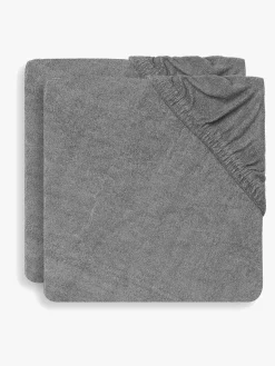 Pusleborde|Jollein Betræk til Puslepude 50x70cm 2-pak, Storm Grey Grå