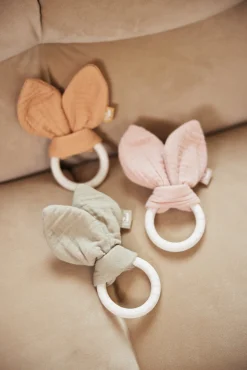 Jollein Babylegetøj-Bunny Ears Bidering, Moonstone