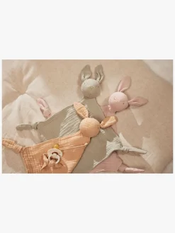 Stofbleer, Nusseklude & Babytæpper|Jollein Bunny Ears Diinglis Nusseklud, Olive Green Grøn