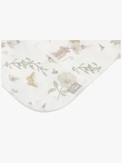 Spisetid|Jollein Hagesmæk med Ærmer Vandtæt, Dreamy Mouse Hvid/Beige/Lyserød/Gul