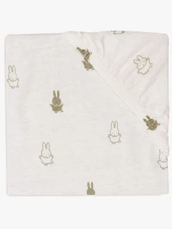 Pusleborde|Jollein Happy Miffy Puslepudebetræk 50x70cm, Olive Green Grøn