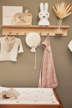 Pusleborde|Jollein Happy Miffy Puslepudebetræk 50x70cm, Olive Green Grøn