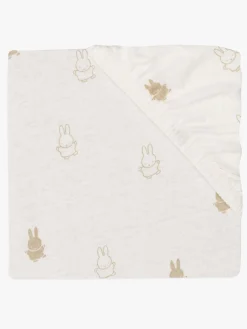 Pusleborde|Jollein Happy Miffy Puslepudebetræk 50x70cm, Nougat Beige